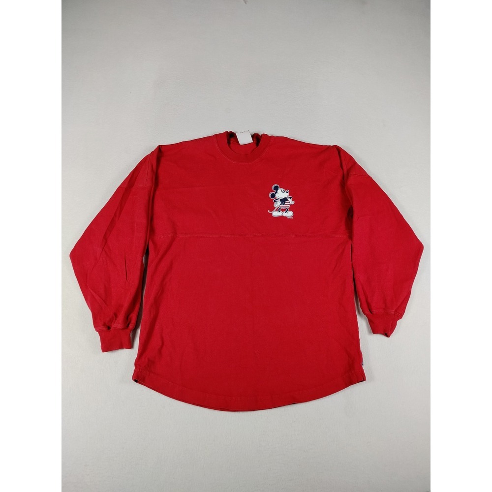 Spirit Jersey Shirt Men's Red XS Disney Mickey Mouse United States Of America